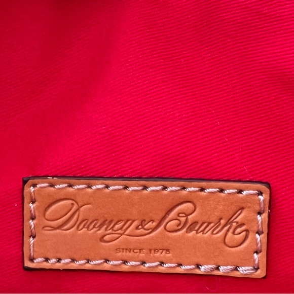 Dooney&Bourke All weather Leather Backpack with Contrast Suede Accent in Flap. - Picture 10 of 13